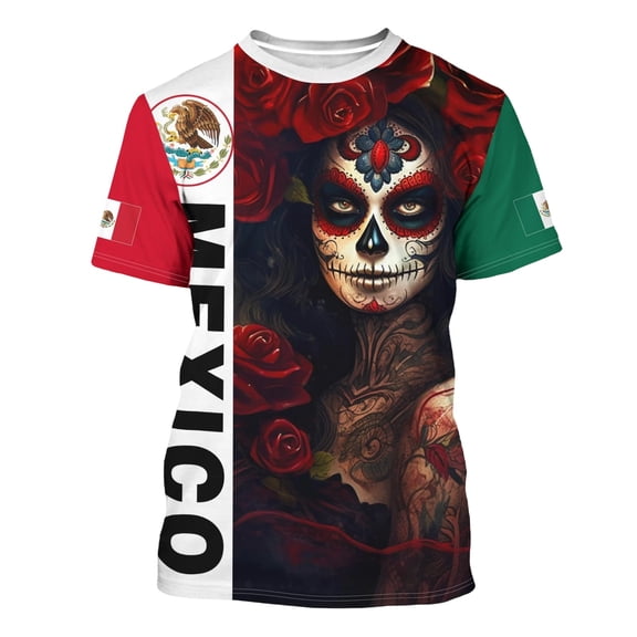 CONZONE Mens Tshirts Short Sleeve T-Shirts for Men Crew Neck Mexico Graphic Casual Summer Tee Tops