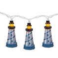 thumbnail image 1 of Dennis East 10 Lighthouse Summer Patio String Mini Novelty Lights - 6 ft White Wire, 1 of 4