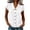 *White, variant on VBVC Women's Cotton Linen Button Down Shirts, Ladies' Peter Pan Collar Short Sleeve Blouses, Summer Office Work Tunic Tops For Women, Beige , S-2XL