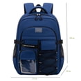 thumbnail image 3 of WAYUTE Kids Backpack Large Capacity Commute Backpacks for Preschool Middle School Waterproof Durable Zip Up Design Bookbag Casual School Activities, 3 of 3