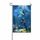 thumbnail image 1 of ABPHQTO The Underwater World Dolphins Plants Home Jardín al aire libre Bandera Casa Banner 30x45 cm, 1 of 1