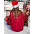 thumbnail image 4 of MOUSYA Christmas Sequin Sweater Womens Believe Christmas Sweatshirt Crewneck Long Sleeve Xmas Holiday Knit Pullover Top, 4 of 9