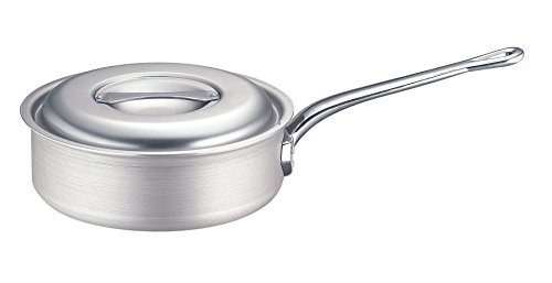 Endo Shoji Torino Saute Pan, 7.1 Inch (18cm) – Tri-Ply Aluminum/Steel, Induction Compatible