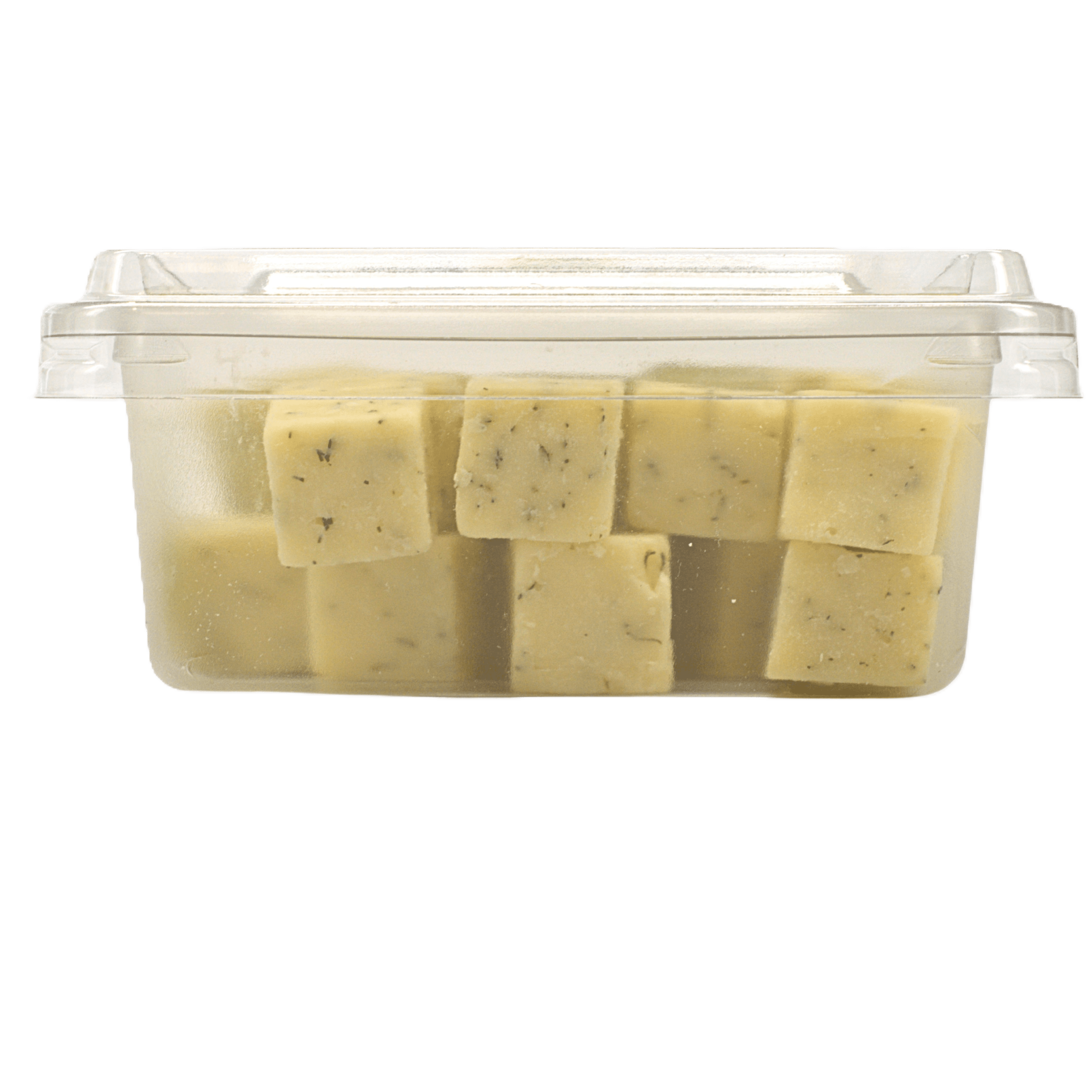 Marketside Cubed Dill Havarti Cheese, 6oz, Plastic Cup (Cubed, Refrigerated)