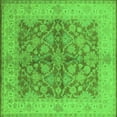 thumbnail image 1 of Ahgly Company Indoor Square Oriental Green Industrial Area Rugs, 5' Square, 1 of 4