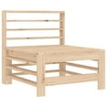 thumbnail image 6 of vidaXL Middle Sofa with Cushions Solid Wood Pine, 6 of 8