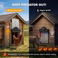 thumbnail image 4 of PawHut 2K HD AI Camera Automatic Chicken Coop Door with APP Control, 4 of 10