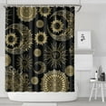 thumbnail image 2 of Gothic Shower Curtain Set - Dark Celestial Moon & Star Print, Mystical Cosmic Bath Decor, Waterproof Polyester 72"x84", Goth Aesthetic Gift, 2 of 5