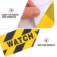 thumbnail image 4 of LOLIPPYY 2Pcs Adhesive Warning Tape Anti Slip Floor Sticker with Watch Your Step Words in Mixed Colors, 4 of 8