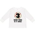 thumbnail image 3 of Inktastic 3rd Birthday Baseball 3 year Old Boy Boys or Girls Long Sleeve Toddler T-Shirt, 3 of 5