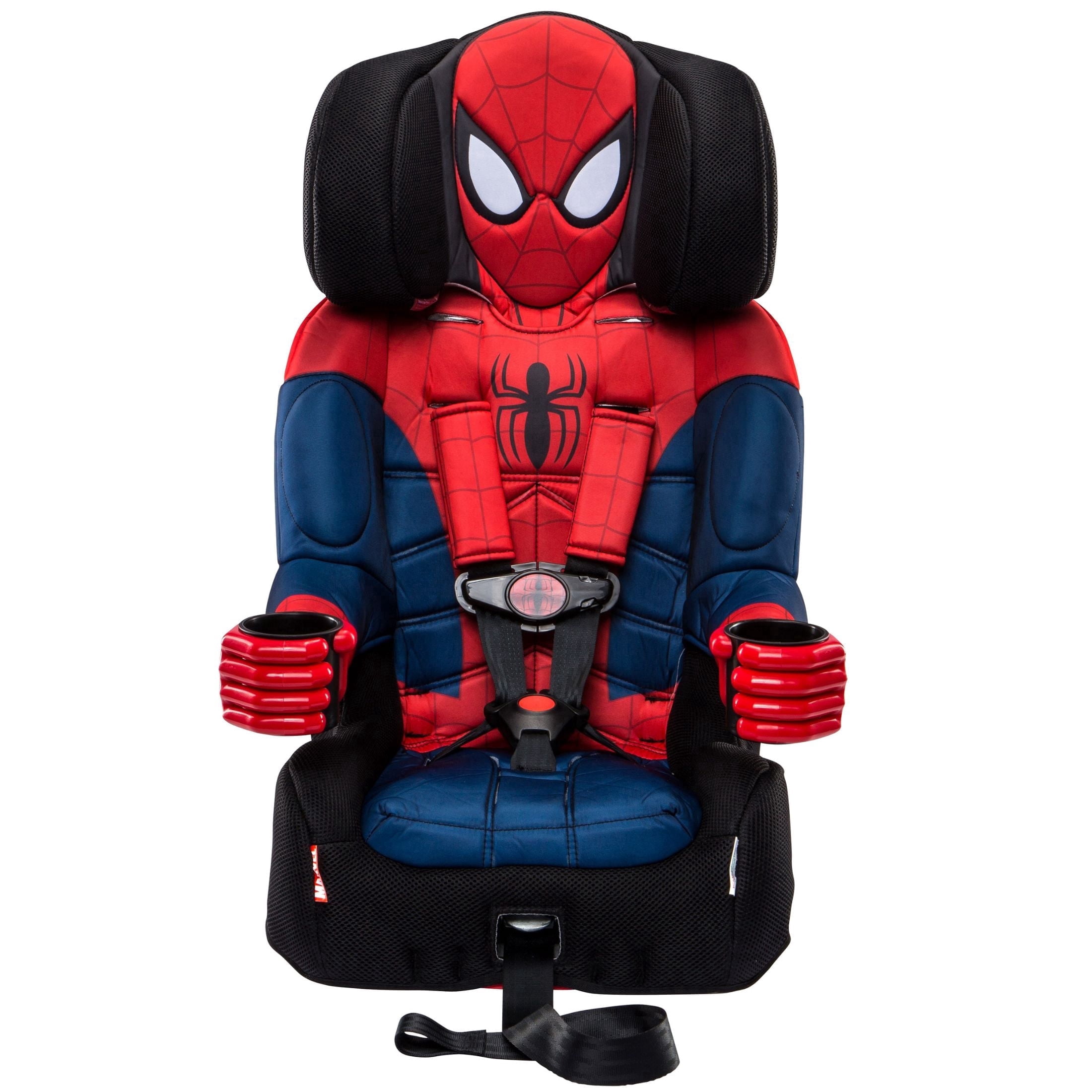 KidsEmbrace Spider-Man 2-in-1 Combination Harness to Booster Car Seat, Forward-Facing Harness, Booster, Multi-Position Headrest, Toddler