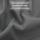 thumbnail image 3 of 110GSM Brushed Microfiber Fitted Wrinkle &  ,Breathable & Soft, 16 Deep Queen Dark Gray, 3 of 6