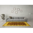 thumbnail image 3 of Ahgly Company Indoor Rectangle Oriental Yellow Industrial Area Rugs, 7' x 9', 3 of 4