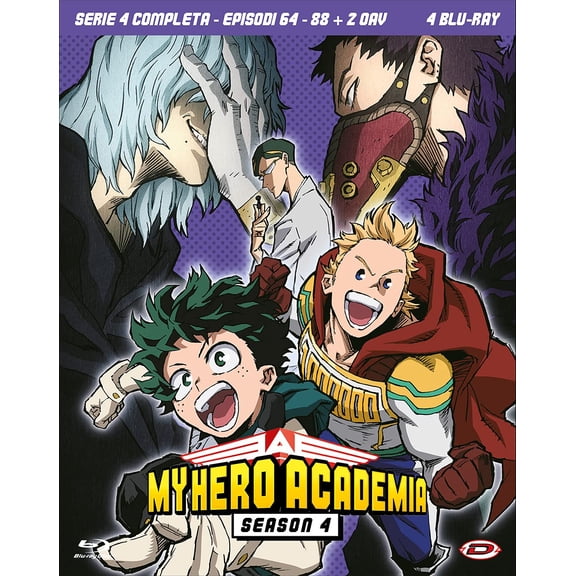 My Hero Academia St.4 (Box 4 Br) (Eps 64-88 Oav) (Blu-ray) Animazione Giapponese