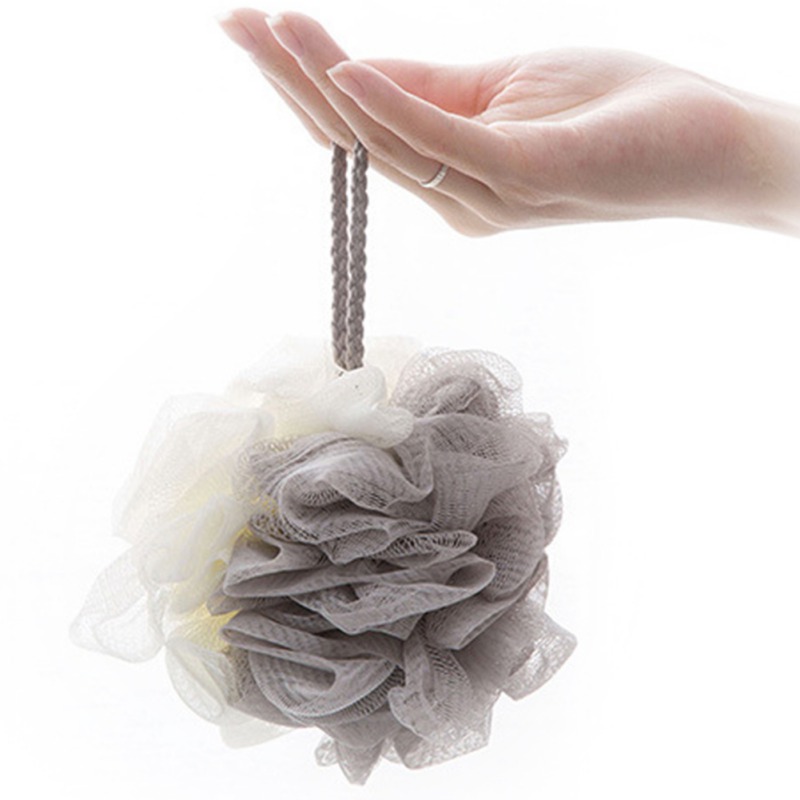 Esho Bath Shower Sponge Elastic Loofah Mesh Body Exfoliating Scrubber