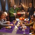 thumbnail image 4 of Xihbxyly Ofertas en dolares Nuevos manteles individuales Halloween para mesa de comedor, mesa café, decoraciones para fiestas, manteles de mesa, tapetes aislantes del calor, manteles de lino en impre, 4 of 5