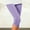 Purple, variant on Tittly Leggings for Women Tights for Women Women's Plain Pleated Design Fashionable And Calf Elastic Women's Cropped Pants Leggings Bodybuilding Pants Capri Pants for Women Womens Capri Pants Black L