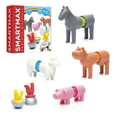 UPC: 0847563009787 | SmartMax My First Farm Animals STEM Building Play Set for Ages 1+