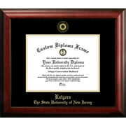 Rutgers University, The State University of New Jersey, 8.5" x 11" Gold Embossed Diploma Frame