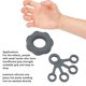thumbnail image 3 of Fortalecedor de Dedos ANGGREK Fortalecedor de Agarre de Mano de Silicona Portátil Flexible Suave, 3 of 8