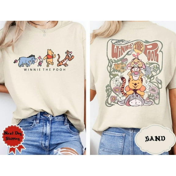 Retro Winnie The Pooh Shirt, Pooh And Friends Tshirt, Disney Pooh Shirt, Pooh T-Shirt, Pooh Bear And Co Tee, Winnie The Pooh