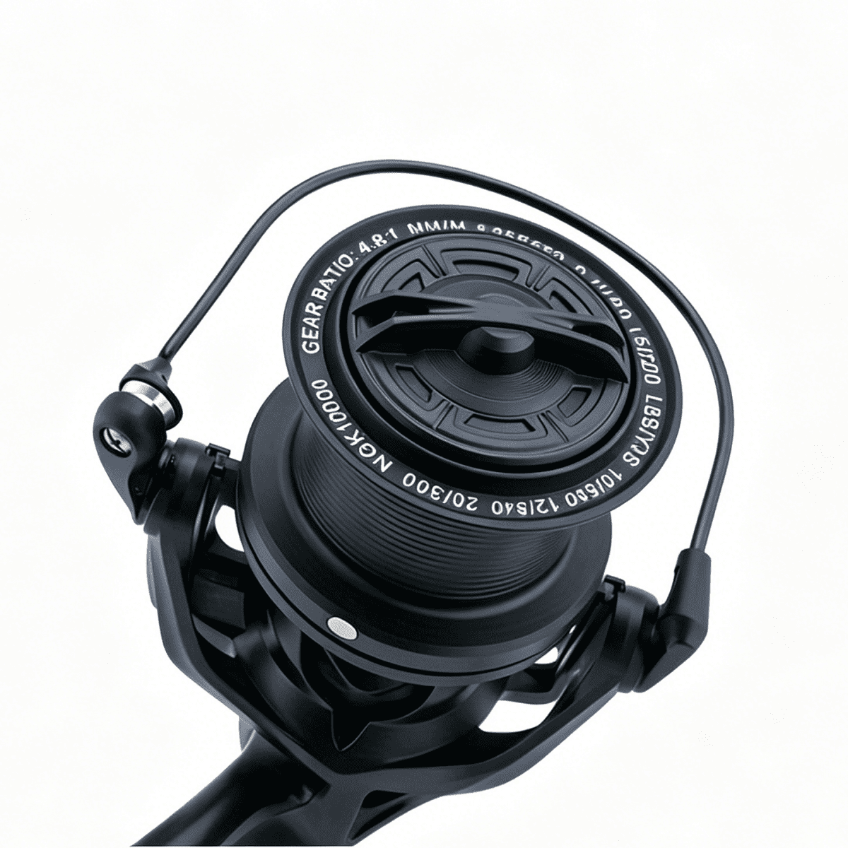 Charefin 10000 Series Saltwater Spinning Reel, Large Deep Sea Metal Reel with High Line Capacity for Big Game Ocean Angling