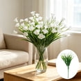 thumbnail image 4 of Gaecuw Artificial Calla Lily Bouquet, Faux Silk Flower, Realistic Floral Decor for Home Wedding Vase, with Green Leaves and Flexible STALKs, in White, 4 of 6
