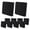 Black, variant on 10 Pcs Outdoor Patio Cushion Covers Replacement, Couch Cushions Covers with Zippers, Waterproof Patio Furniture Cushion Slipcovers for Couches,Outdoor Patio Furniture
