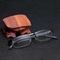 thumbnail image 2 of 2 Pairs Half Rimless Reading Glasses Rectangle Readers Vintage Business for Mens, 2 of 5