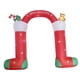 thumbnail image 5 of Arco de patio,Accesorios inflables para decoraciones de patio con arco navideño,Arco inflable iluminado al aire libre construido con soporte LED,Muñeca Santa De Pie Muñeco De Nieve Juguete, 5 of 9