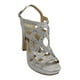 thumbnail image 1 of SANDALIA DE VESTIR LEON MUJER PLATA SINTETICO 042814 LEON  042814p, 1 of 4