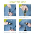 thumbnail image 5 of True Twister Easy Turn Wine Opener Manual, Corkscrew for Home Bar, Black, 5 of 8