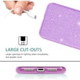 thumbnail image 6 of Compatible with Redmi Note 12 Pro 5G Case Cute Glitter Sparkly Shockproof Xiaomi Redmi Note 12 Pro 5G Phone Case for Women Girls TPU Slim 3 in 1 Protective Cases (Purple), 6 of 14