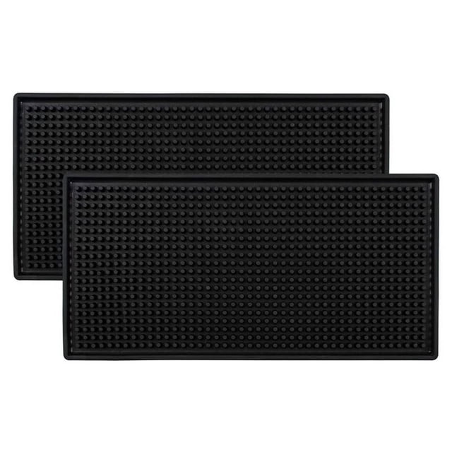 Juego de 2 tapetes de secado, duraderos y elegantes para bares, restaurantes, cafeterías, tapetes de bar para encimera y mesa, antiderrames