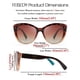 thumbnail image 4 of Gafas de Sol Polarizadas Vintage Cuadradas FEISEDY Jackie O B2451, 4 of 7