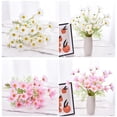 thumbnail image 6 of Artificial Flowers for Outdoors 12 Bundles Faux Silk Daisy UV Resistant Fake Wildflowers Plants with Stems Daisy Arrangements for Home Hotel Living Room Office Outdoor Garden Decorations, 6 of 7