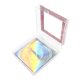 thumbnail image 3 of Caja vacía para pestañas postizas 3D con bandeja transparente y diamantes de imitación para el cuidado de las pestañas de niñas. Rosa Rojo Plata, 3 of 9