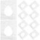 thumbnail image 3 of 50 cojines desechables para asiento de inodoro, funda sencilla para inodoro, para viajes de negocios en casa (blanco), 3 of 6