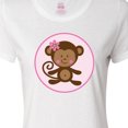 thumbnail image 4 of Inktastic Monkey Girl Women's T-Shirt, 4 of 5