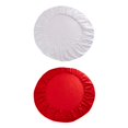 thumbnail image 1 of 2 uds, y rojo, , sábanas ajustadas sólidas, completas para cama forma forma forma , diámetro 220 cm, arrugas y resistentes a la Macarena Sábana bajera redonda de algodón, 1 of 8