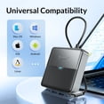 thumbnail image 2 of ORICO 8in1 USB C Laptop Docking Station & VGA Multi-USB PD100W SD&TF Audio, 2 of 7