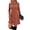 Caramel, variant on Short Sleeve Dresses for Women V Neck Summer Midi Dresses Empire Waist Tunic Casual Dress with Pockets