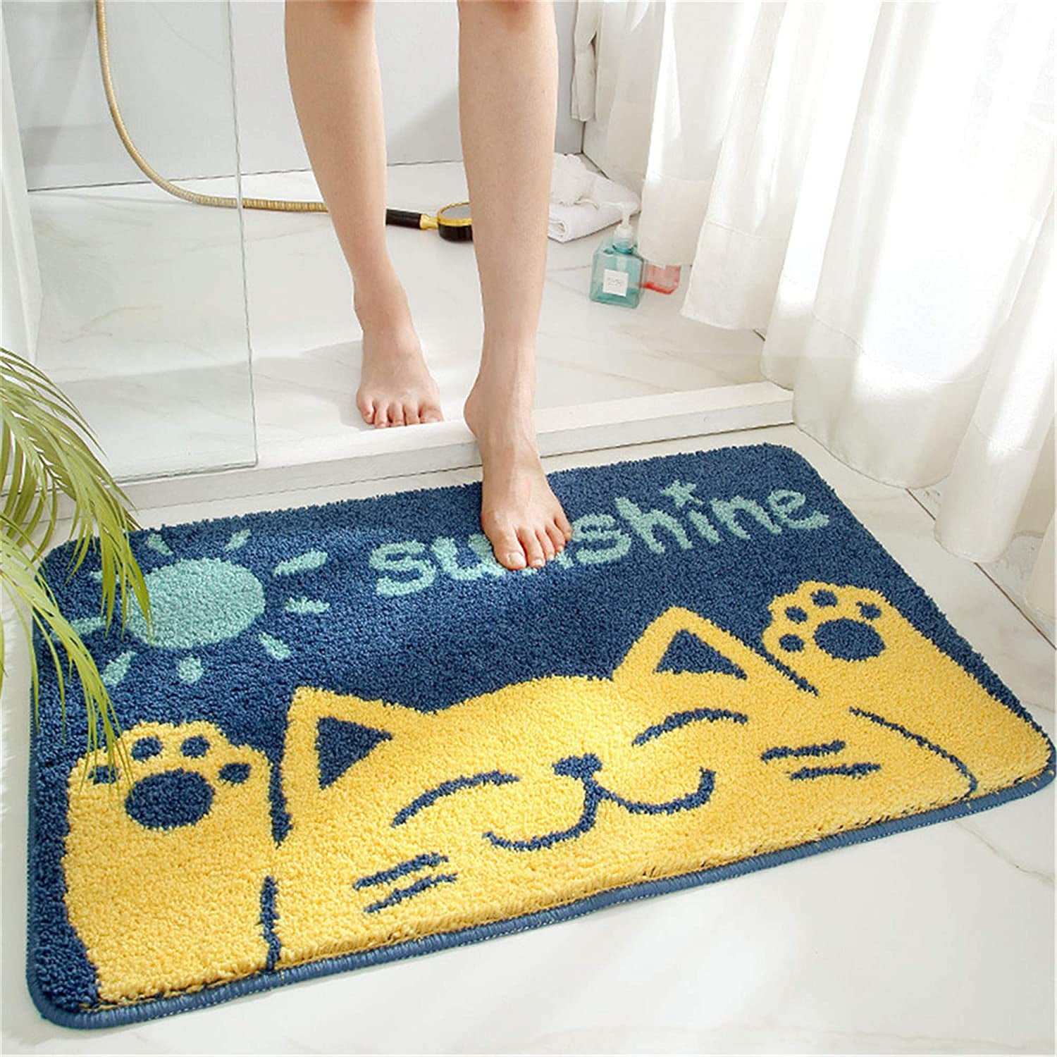 Gear New Summer Motif Pattern Bath Rug Mat No Slip Microfiber Memory Foam Gear New Summer Motif Pattern Bath Rug Mat No Slip Microfiber Memory Foam