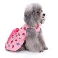 thumbnail image 5 of Walbest Puppy Dog Dress, Thin Cute Floral Strawberry Print Princess Ribbon Skirt for Small Dogs Cats for Summer, 5 of 7