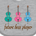 thumbnail image 4 of Inktastic Bass Player Kids Future Boys or Girls Baby Bib, 4 of 4