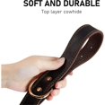 thumbnail image 2 of UOSIA Dog Collar, Genuine Leather Dog Collar, Heavy Duty Dog Collar, Wide Dog Collar,Brown,L, 2 of 6