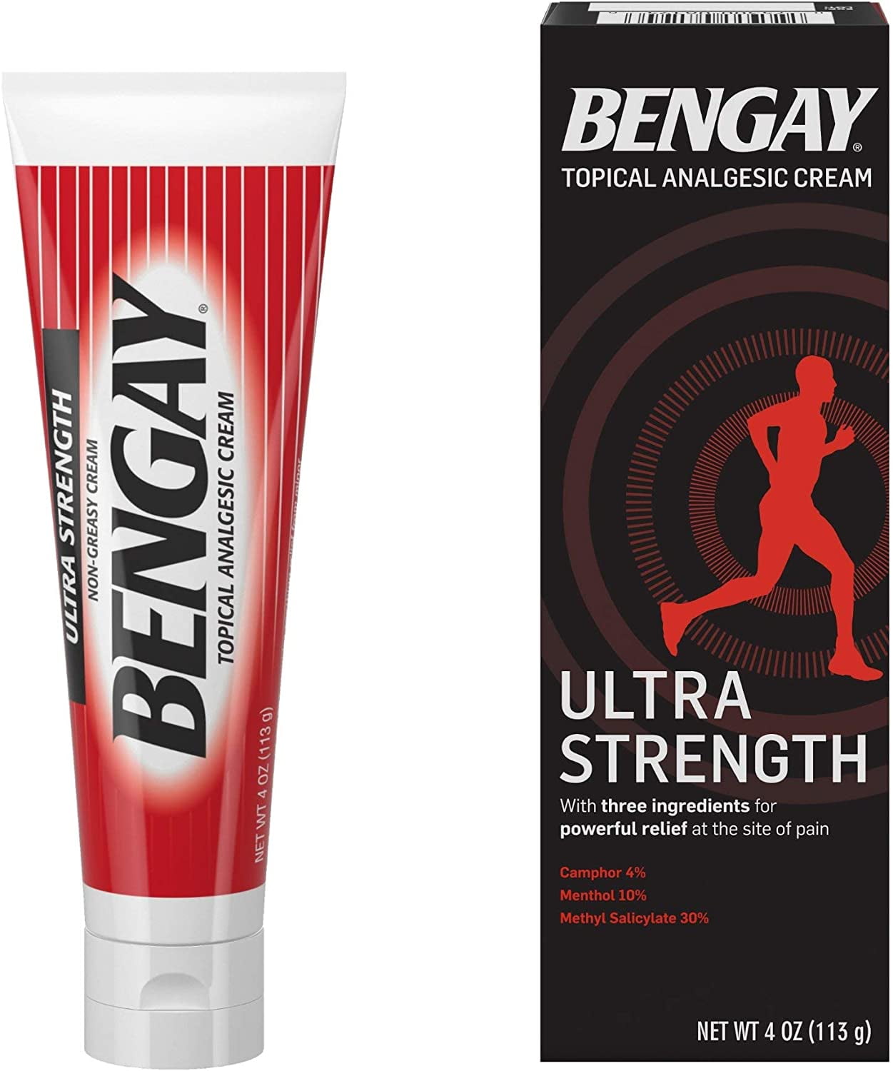 2 Pack Bengay Ultra Strength Pain Relieving Cream 4 oz each