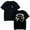 black, variant on Peso Pluma Tshirt Doble PP Merch Tee Women Men O-neck Short Sleeve Casual T-shirt