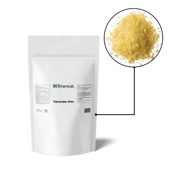 DIYChemicals Carnauba Wax Flakes - 10 Pounds (10lbs)