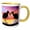Yellow/White, variant on 3drose, Florida, Mt. Dora, Ibis Bird Silhouettes - Us10 Dsn0012 - Deborah Sandidge, 15oz Two-tone Red Mug